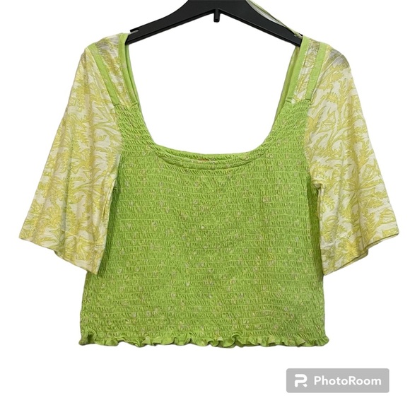 Free People Key Lime Combo Crop Top - Picture 3 of 11